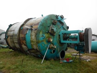 Glasslined Pfaudler BE Batch-Type Agitated Reactor, IPP stok numarası 216395