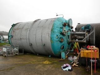 Glasslined Pfaudler BE Batch-Type Agitated Reactor, IPP stok numarası 216391