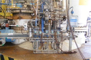 316L Paslanmaz Çelik Clad Mechanicca Sarda Parti Tipi Karıştırmalı Reactor, IPP stok numarası 222818