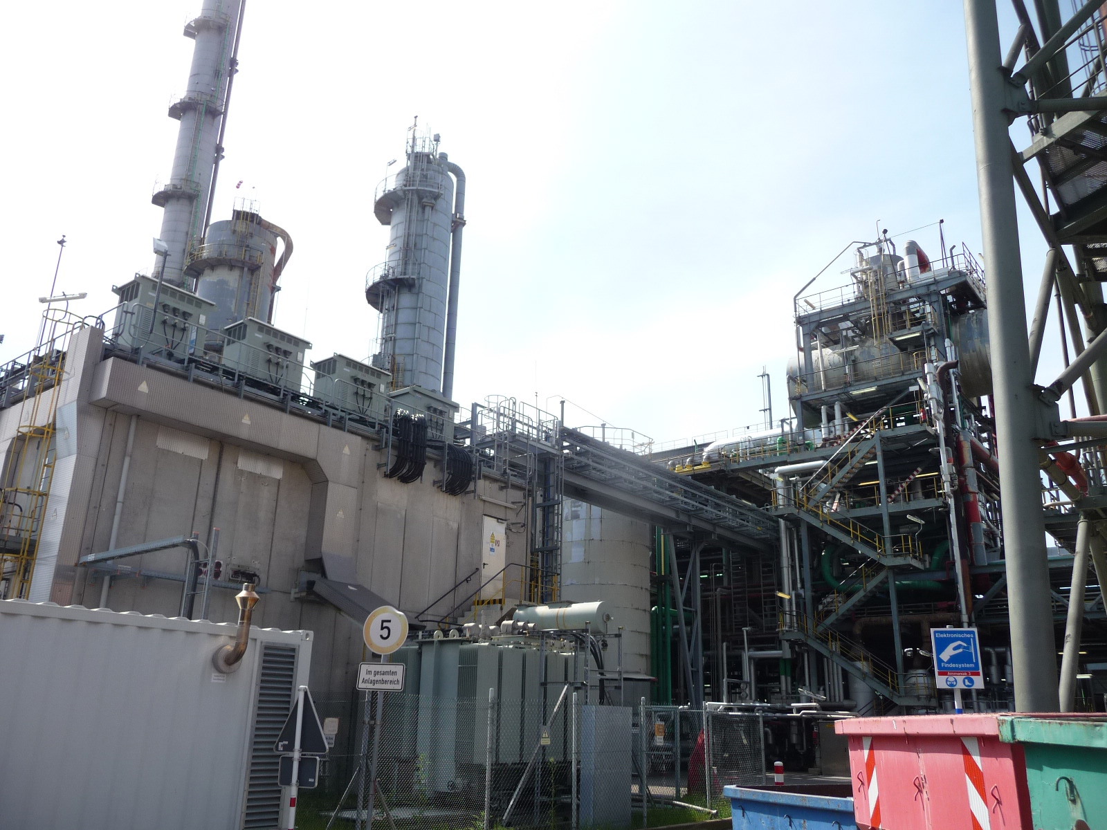 Ammonia plant ready for relocation Ammonia plant ready for relocation showing synthesis reactors, compressors, and storage systems available through IPP.