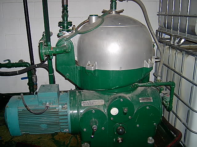 Decanter centrifuge ready for chemical or wastewater separation service.