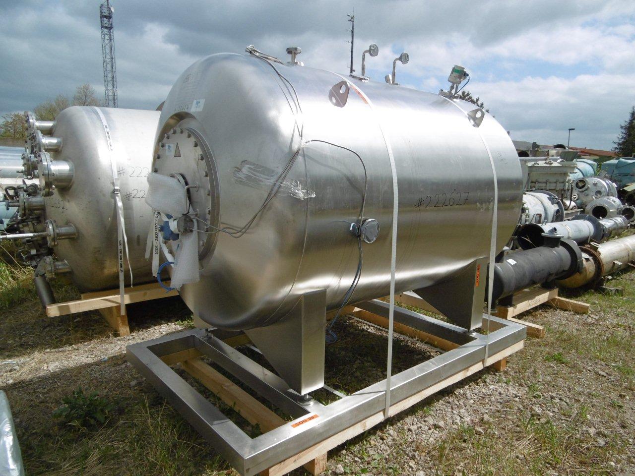Stainless steel tank Used stainless steel tanks for sale in pharmaceutical manufacturing facility with cGMP certification.