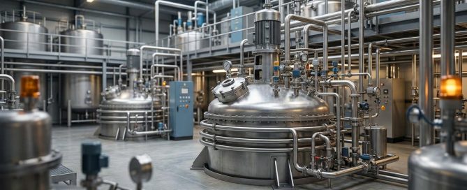 Verschiedene Reaktormanteltypen